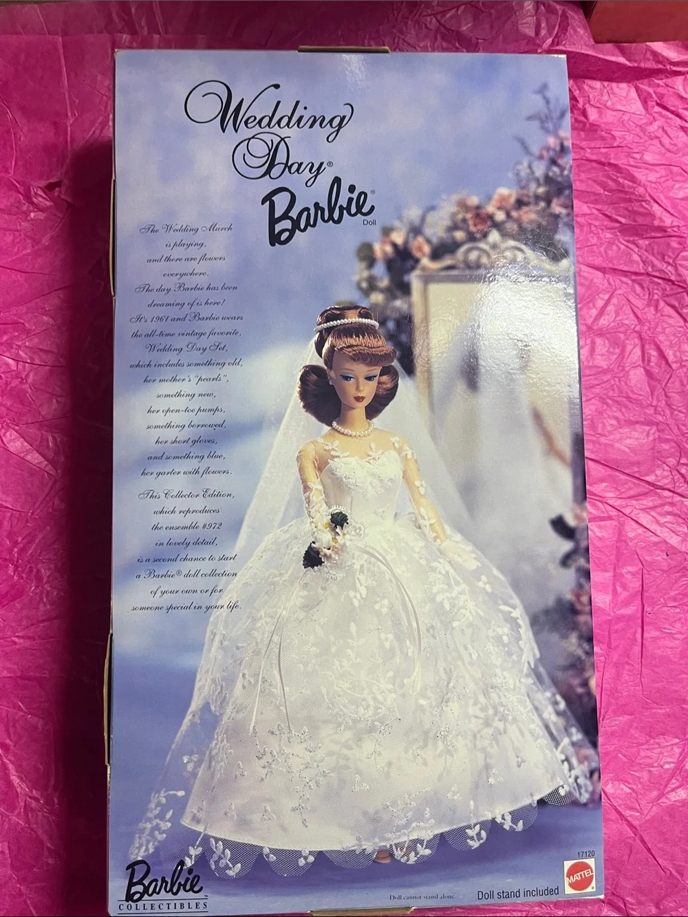 1996 Wedding Day Titian/Redhead Barbie Collector Edition (No. 17120) NRFB